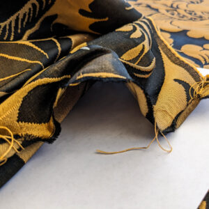 PXL_20240521_221542555 Scalamandre Aspide II Black & Gold  Damask MSRP USD 628/y