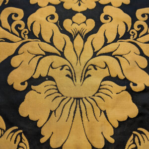 PXL_20240521_221719593 Scalamandre Aspide II Black & Gold  Damask MSRP USD 628/y