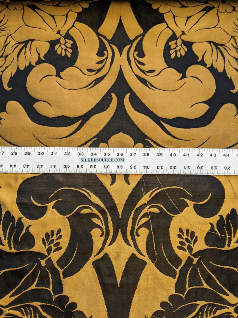 PXL_20240521_221900496 Scalamandre Aspide II Black & Gold  Damask MSRP USD 628/y