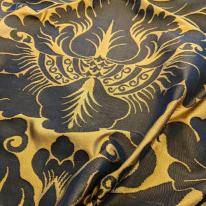 PXL_20240521_221958018 Scalamandre Aspide II Black & Gold  Damask MSRP USD 628/y