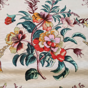 PXL_20240522_194902062 Scalamandre Les Fleurs Mystereiuses Cream Beige Floral Botanical Foliage MSRP USD 784/y