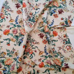 PXL_20240522_194957257 Scalamandre Les Fleurs Mystereiuses Cream Beige Floral Botanical Foliage MSRP USD 784/y