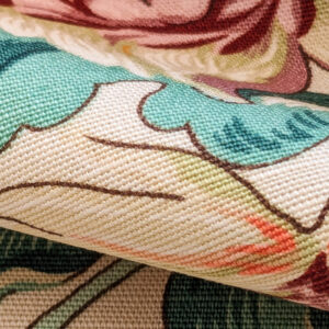 PXL_20240522_195010296 Scalamandre Les Fleurs Mystereiuses Cream Beige Floral Botanical Foliage MSRP USD 784/y