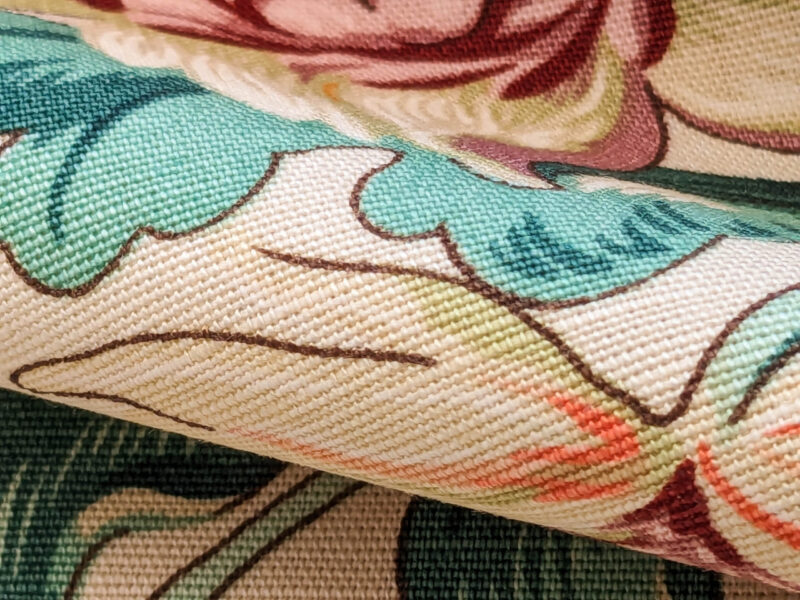 PXL_20240522_195010296 Scalamandre Les Fleurs Mystereiuses Cream Beige Floral Botanical Foliage MSRP USD 784/y