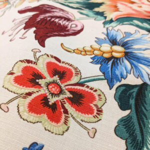 PXL_20240522_195024749 Scalamandre Les Fleurs Mystereiuses Cream Beige Floral Botanical Foliage MSRP USD 784/y