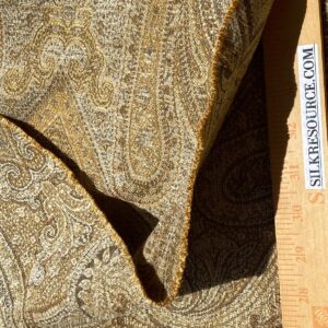 WhatsApp Image 2024-05-15 at 03.52.56_a672a708 Scalamandre " Asha Gold MSRP USD 256/Y Woven Turkish Paisley Chenille Gold Red Rust