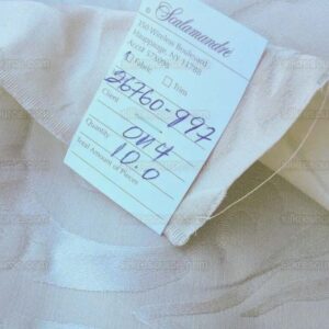 By Yard Scalamandre "Hunt Damask" in Special Ivory 100% Cotton Renaissance Damask Heavy MSRP USD300+/Y