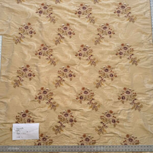 IMG_3968 Scalamandre Floral Botanical Brown Beige Embroidery Historical 1.2y