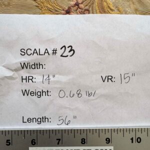 IMG_3969 Scalamandre Floral Botanical Brown Beige Embroidery Historical 1.2y