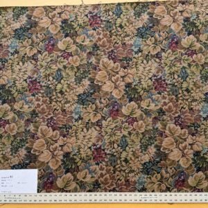 IMG_4166 1.1y Scalamandre Botanical Floral Tree Foliage Upholstery Green Black Beige