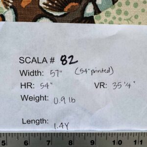 IMG_4179 1.4 y Scalamandre Barbuda Coral/Apricot/Green Gold Dots Fish Nautical Ocean