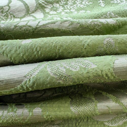 IMG_4311 by yard Scalamandre Green Damask Botanical Floral French Court Renaissance Artichoke Gauffre
