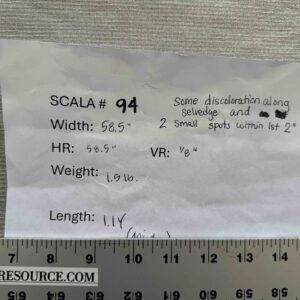 1 yard Scalamandre Solid Gray Strie Upholstery