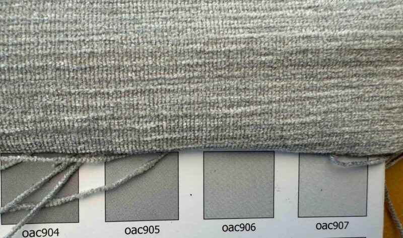 1 yard Scalamandre Solid Gray Strie Upholstery