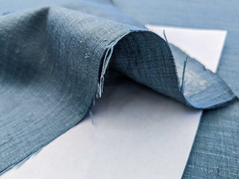 PXL_20240516_194954764 Scalamandre Vienne Texture Azure Blue Silk Solid Texture MSRP USD 276/y