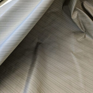 Scalamandre Astley Silk Strie Sage Gray White Pin Stripe Small Scale MSRP USD350+/yard