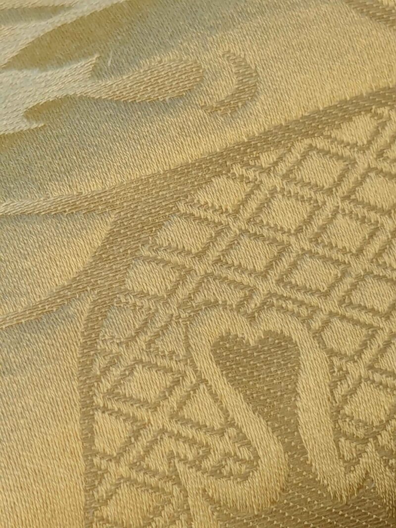 PXL_20240604_183601220 Scalamandre Damask Yellow Gold Floral Botanical Renaissance 1.9y