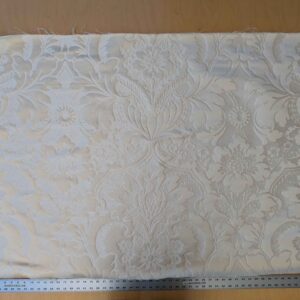 PXL_20240604_184826289 Lelievre Odalisque Ivoire Ivory Cream White Damask Silk Velvet Cut Velvet Floral Botanical French Court Renaissance MSRP USD668/y 56" x 37"