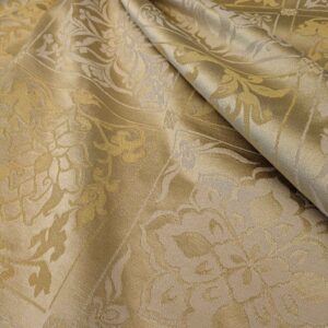 PXL_20240607_210155771 1.9yards Scalamandre Newport Damask Vermeil Sunny Gold Silk SC000220100M MSRP USD530/y