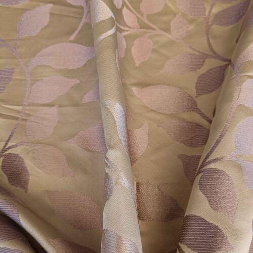 PXL_20240611_192729562 1y Scalamandre Silk Pink Leaves Botanical Tree Foliage Classic