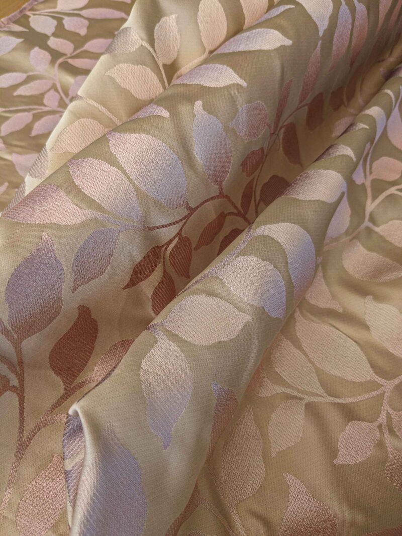 PXL_20240611_192823188 1y Scalamandre Silk Pink Leaves Botanical Tree Foliage Classic