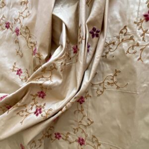 WhatsApp Image 2024-06-06 at 08.07.16_f49be56e Scalamandre Old World Weavers Amaresh Embroidery Silk Gold Clematis
