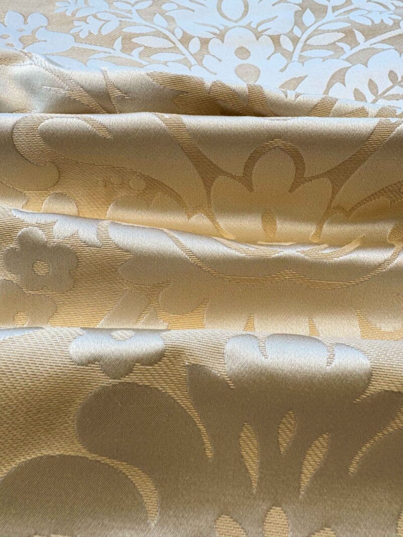 IMG_3942 Scalamandre Silk Damask Beige Historic French Court Renaissance 38" x 56"