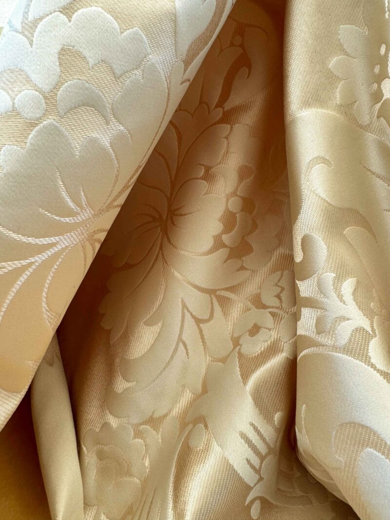 IMG_3943 Scalamandre Silk Damask Beige Historic French Court Renaissance 38" x 56"