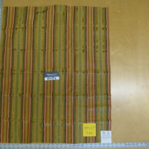 P1130133 2 EV29 Scalamandre Old World Weavers Frederic Parrot Green Stripe 3 Pieces 33"x27"