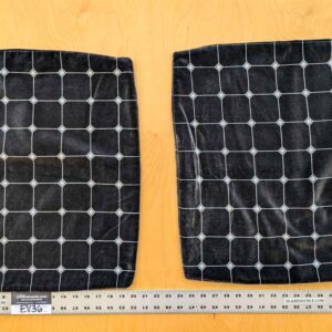 PXL_20240702_200550345 1 EV36 Scalamandre 2 Pieces Pillow Case only Black White Plaid Check Square Geometric 20"x20"