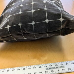 PXL_20240702_200808920 1 EV36 Scalamandre 2 Pieces Pillow Case only Black White Plaid Check Square Geometric 20"x20"