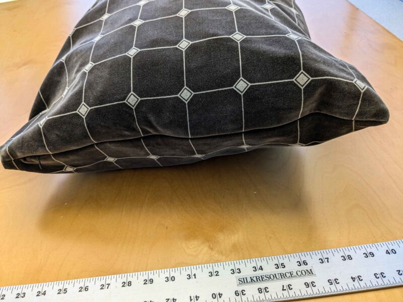 PXL_20240702_200808920 1 EV36 Scalamandre 2 Pieces Pillow Case only Black White Plaid Check Square Geometric 20"x20"
