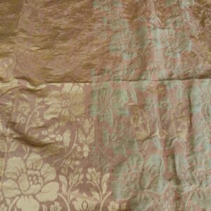 PXL_20240709_180400453 1 EV37 2.4yards Old World Weavers Broche Damask Yellow Red Botanical Floral Renaissance MSRP USD 500+