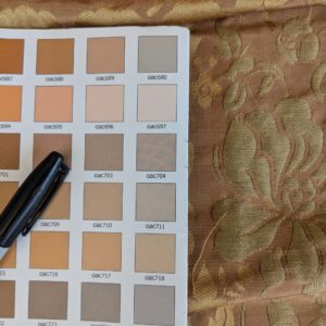 PXL_20240709_180523412 1 EV37 2.4yards Old World Weavers Broche Damask Yellow Red Botanical Floral Renaissance MSRP USD 500+