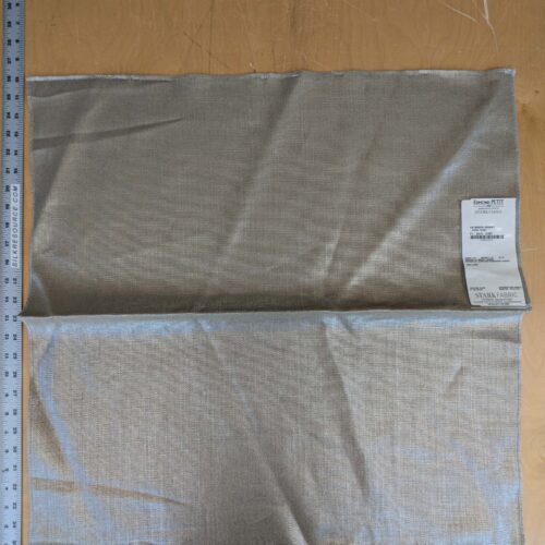PXL_20240709_185658111 11 EV37 25" x 27" Edmond Petit Lin Miroir Argent Ecru Teint Beige Texture Solid Linen MSRP USD594/y