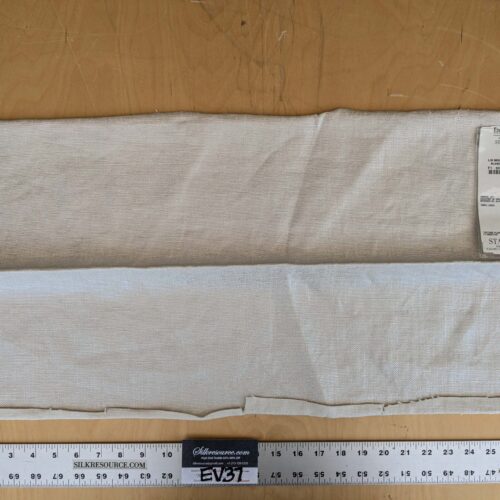 PXL_20240709_185747101 13 EV37 25" x 27" Edmond Petit Lin Miroir Argent Blanchi White Cream Texture Solid Linen MSRP USD594/y