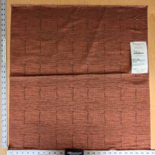 PXL_20240709_190028111 15 EV37 26" x 26" Aldeco Kali Terracotta Red Texture Solid Small Jacquard