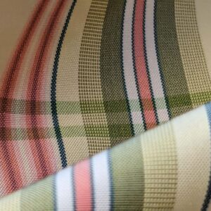 PXL_20240517_171139913 Robert Allen Watkins Glen In Spring Green 100% Silk Plaid Check MSRP USD120/Y