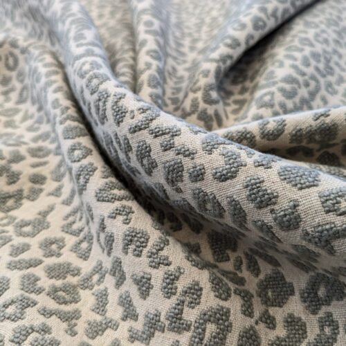Scalamandre Kitten Nickel Gray Beige Animal Skin Small Scale Texture Cotton Linen MSRP USD 298/y