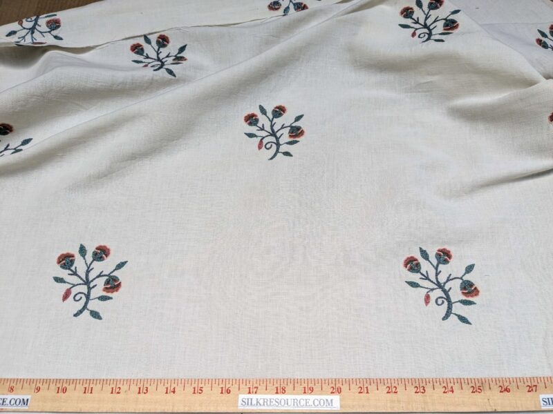 PXL_20240820_203136853 3.25yards Kravet Couture Petite Monardi Embroidery Turquoise MSRP9/Y