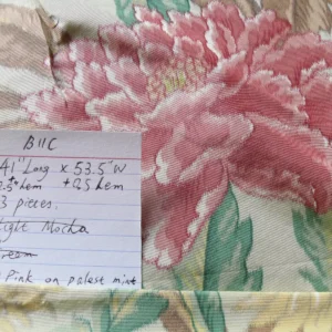 s-l1600 (1) 1.1y Scalamandre Oiseau des Exotique 100% Silk Warp Print Bird Light Sage Green