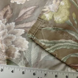 s-l1600 (10) 1.1y Scalamandre Oiseau des Exotique 100% Silk Warp Print Bird Brown Light Mocha