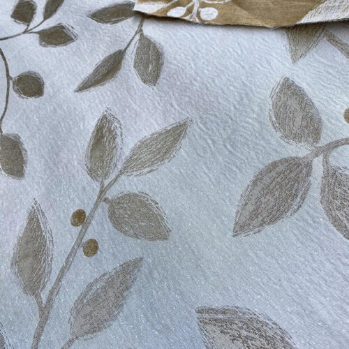 s-l1600 By Yd Kravet Couture Belladonna Silk Wool Damask Gold Cream Pearly Red Berry Vine MSRP6/Y