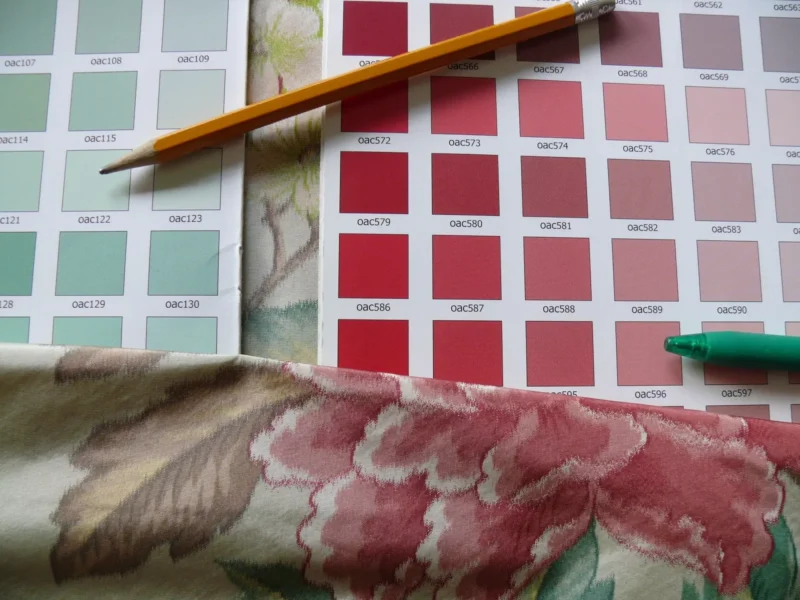 s-l1600 (2) 1.1y Scalamandre Oiseau des Exotique 100% Silk Warp Print Bird Light Sage Green
