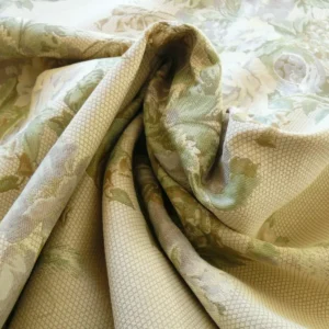 s-l1600 (4) By yard Scalamandre Cote Traditional Bouquet Lampas Greige Sage Green Tan English Rose Wool Cotton MSRP0/Y