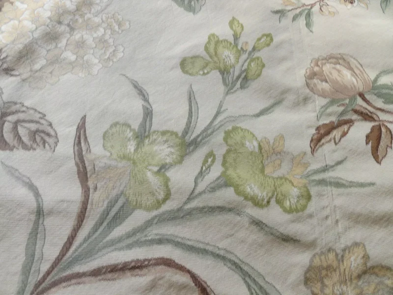 s-l1600 (6) 1.1y Scalamandre Oiseau des Exotique 100% Silk Warp Print Bird Beige Cream