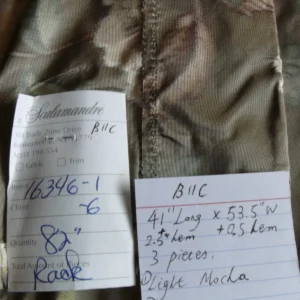 s-l1600 (8) 1.1y Scalamandre Oiseau des Exotique 100% Silk Warp Print Bird Brown Light Mocha