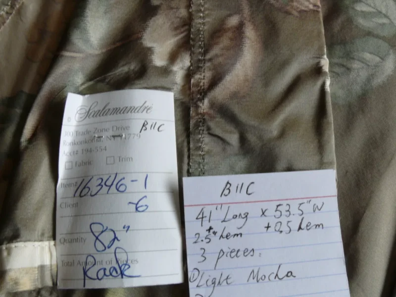 s-l1600 (8) 1.1y Scalamandre Oiseau des Exotique 100% Silk Warp Print Bird Brown Light Mocha