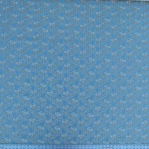 P1100865 Scalamandre Boutonniere Powder Blue Renaissance Small Scale Berry Pomegranate Jacquard Cotton Linen MSRP USD 402/y