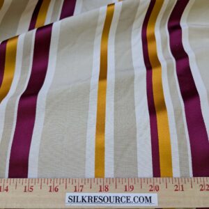PXL_20240905_185028869 Scalamandre Tango Tangerine/Multi Orange Red Beige White Stripe MSRP USD 324/y